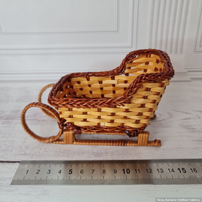 Коляска, люлька и саночки для кукол (фото 4)