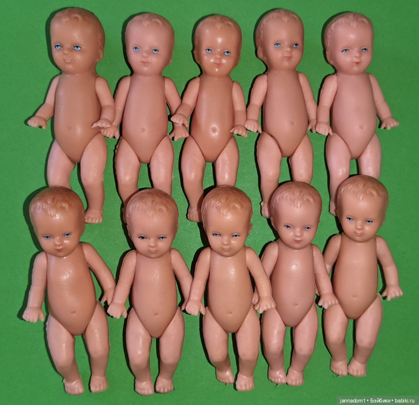 Резиновые пупсики Tebu Теоdor Buschbaum, высота 9 см