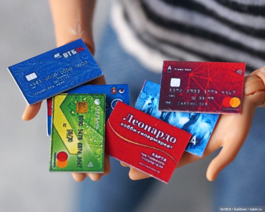 Карточки в масштабе 1:6 — Миниатюра для кукол (фото 4)