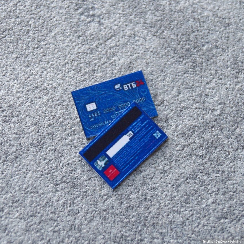 Карточки в масштабе 1:6 — Миниатюра для кукол (фото 3)