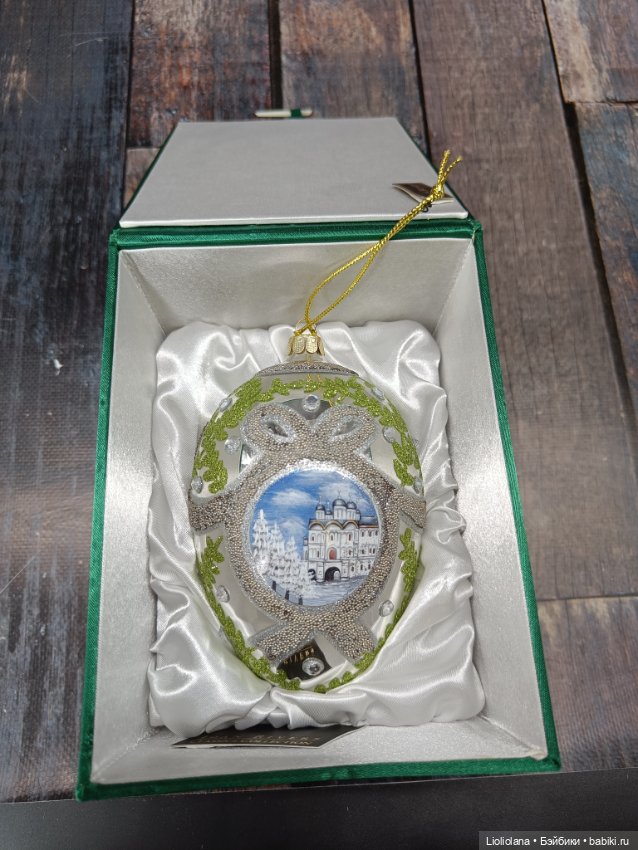 Елочная игрушка Яйцо от Joan Rivers