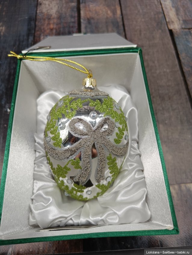 Елочная игрушка Яйцо от Joan Rivers (фото 2)