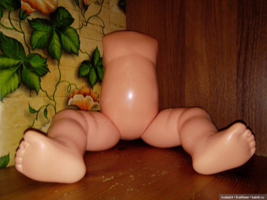 Кукла, пупс ГДР. НОГИ и ТУЛОВИЩЕ, запчасти (фото 3)