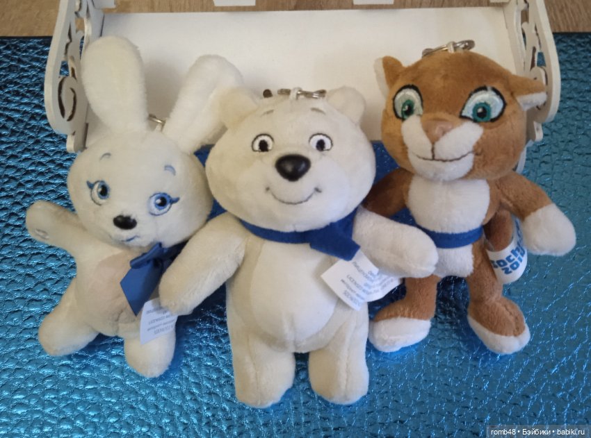 Брелки талисманы Олимпиады в Сочи (фото 2)