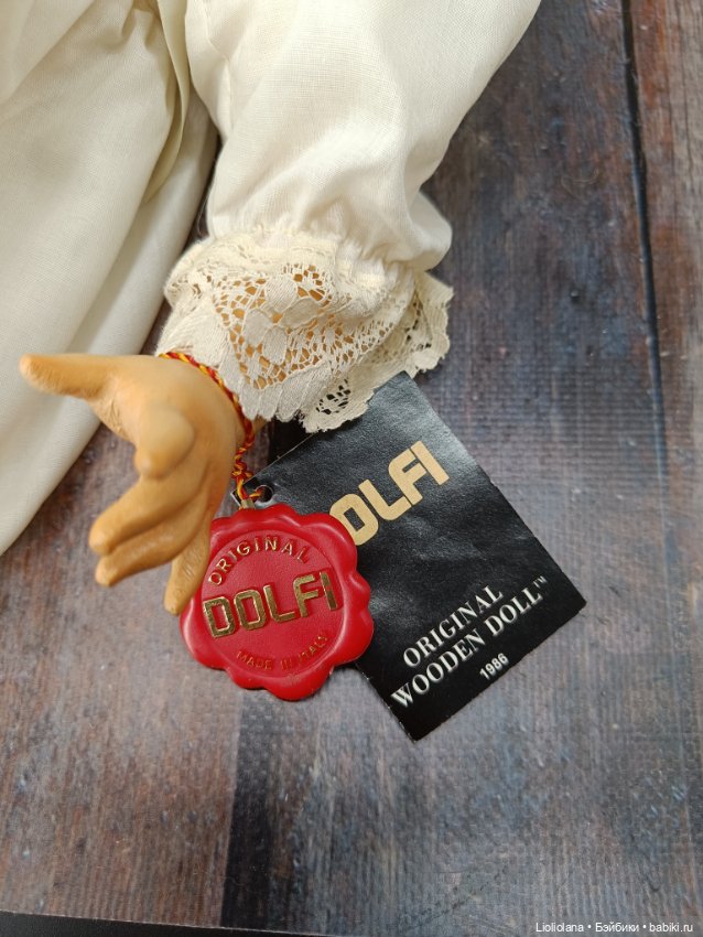 Деревянная кукла от Dolfi. 53 см (фото 6)