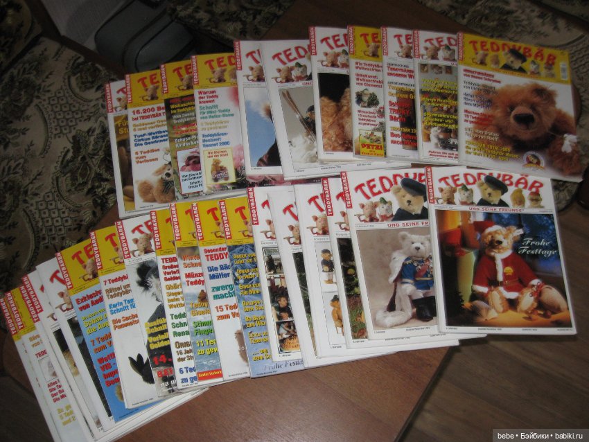 Журналы Тедди Мишка TEDDYBÄR для коллекционеров