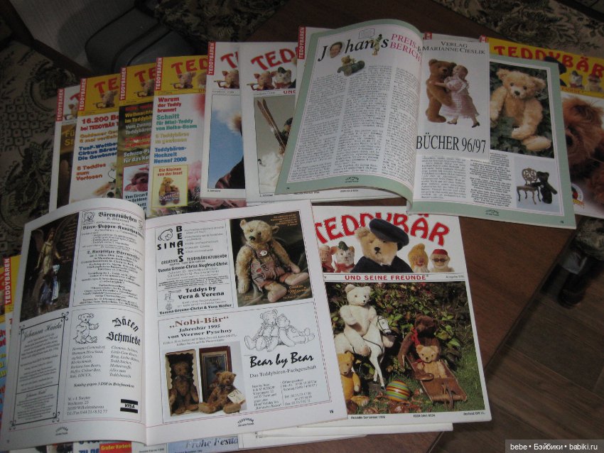 Журналы Тедди Мишка TEDDYBÄR для коллекционеров (фото 2)