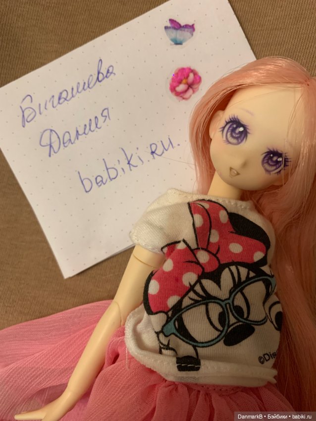 Голова ооак обитсу на теле Azone doll (фото 3)