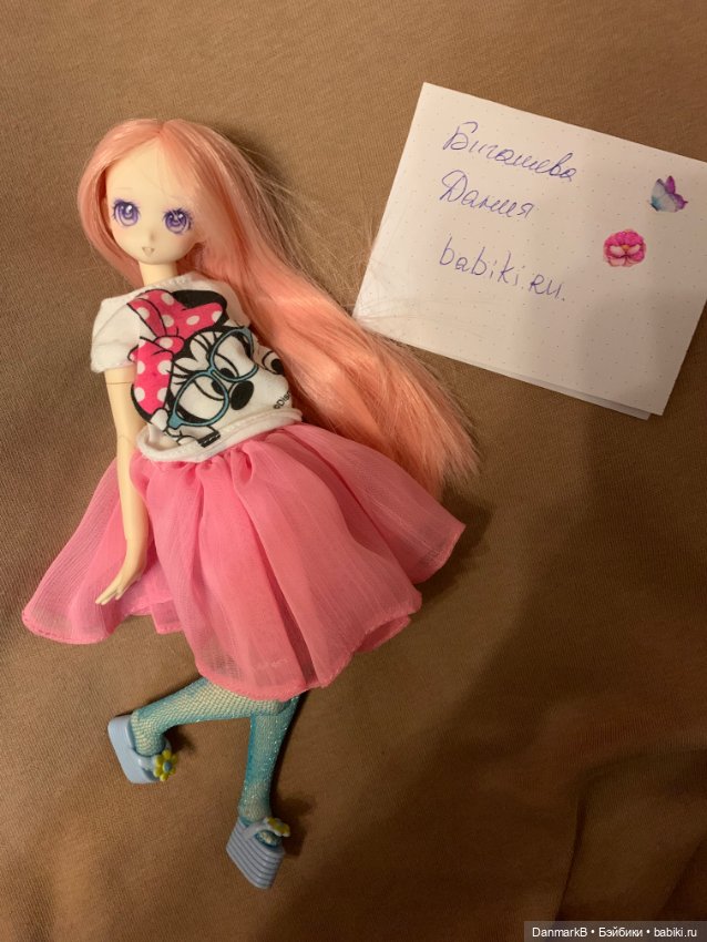 Голова ооак обитсу на теле Azone doll (фото 5)