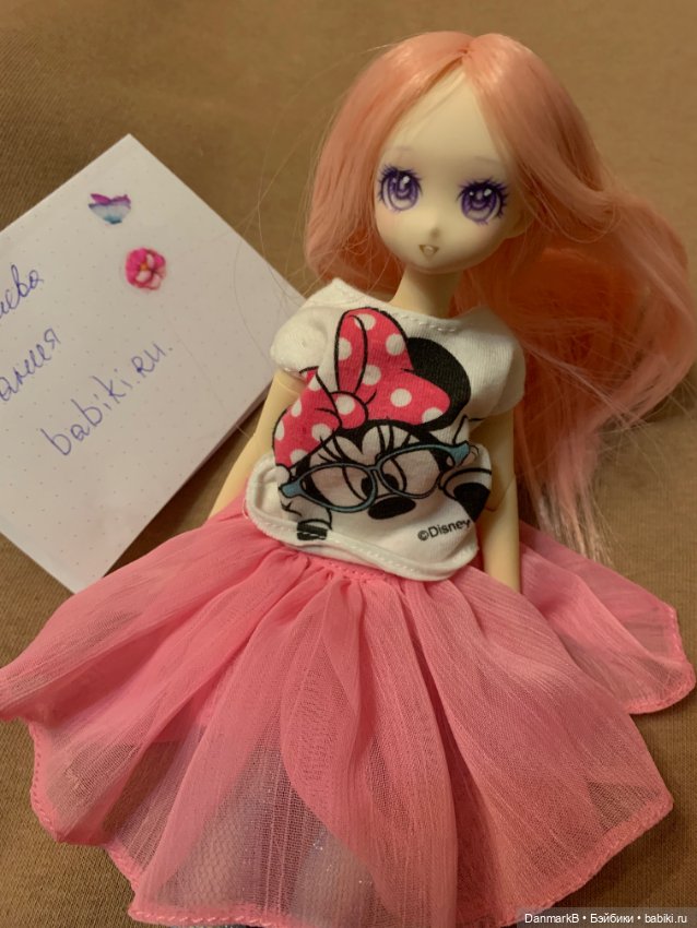 Голова ооак обитсу на теле Azone doll