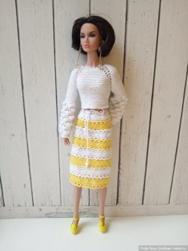 Одежда на барби момоко Поппи Интегрити Менгф Дисней юбка кружево (фото 4)