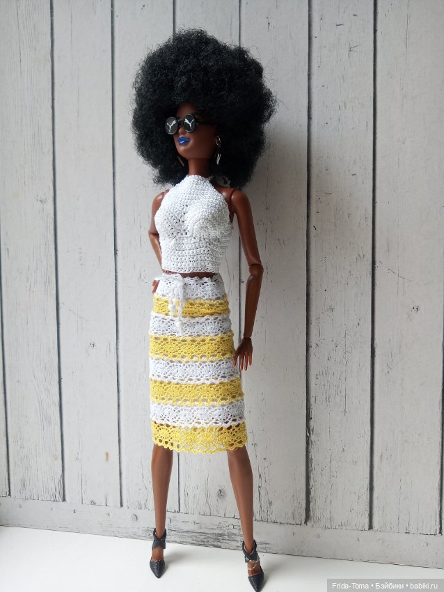 Одежда на барби момоко Поппи Интегрити Менгф Дисней юбка кружево (фото 5)