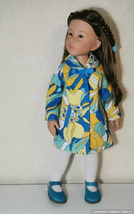 Летнее пальто для кукол 45-55 см (фото 3)