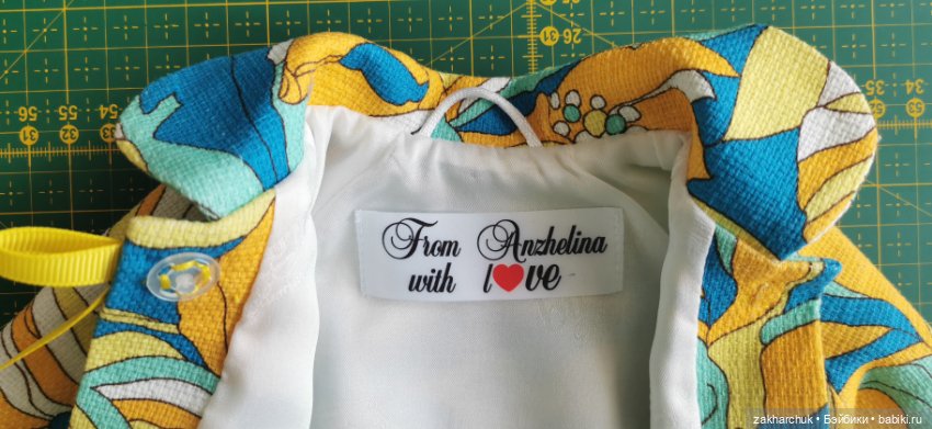 Летнее пальто для кукол 45-55 см (фото 7)