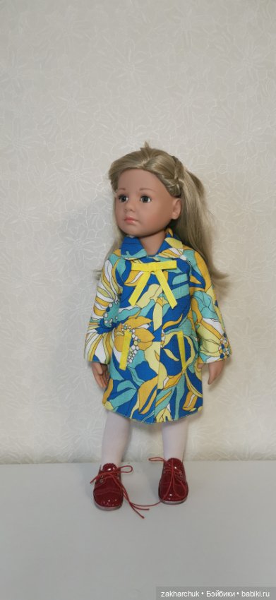 Летнее пальто для кукол 45-55 см (фото 2)