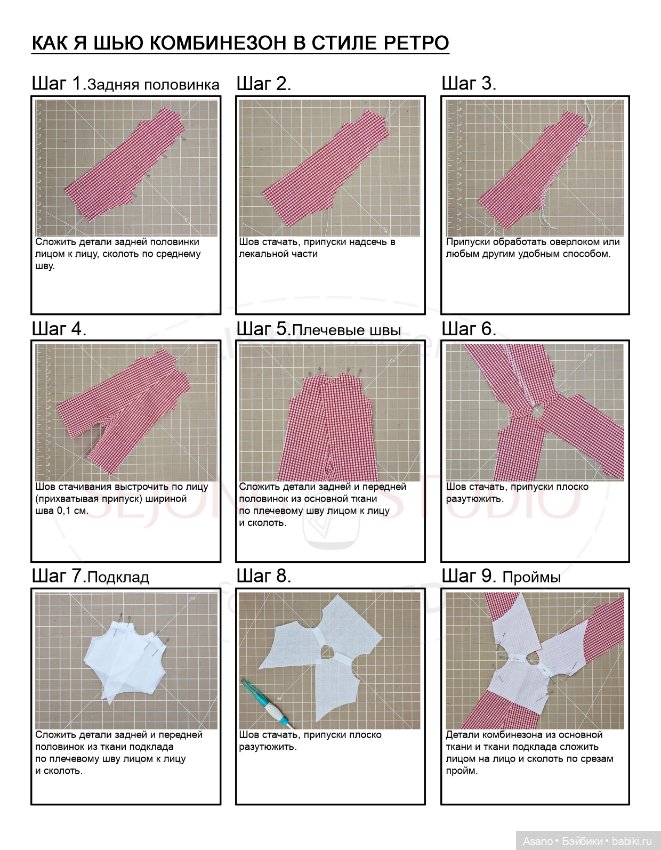10 выкроек + фото МК по пошиву одежды для БЖД Fairyland Littlefee (26 см) (фото 4)