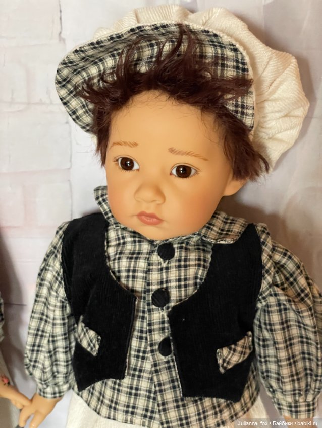 Редкая милая парочка малышей от Elisabeth Lindner для Gotz (фото 3)