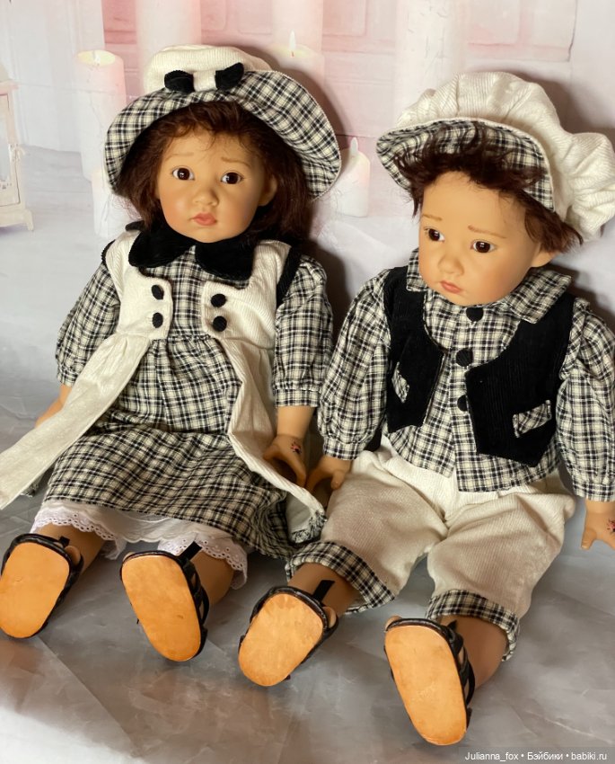 Редкая милая парочка малышей от Elisabeth Lindner для Gotz