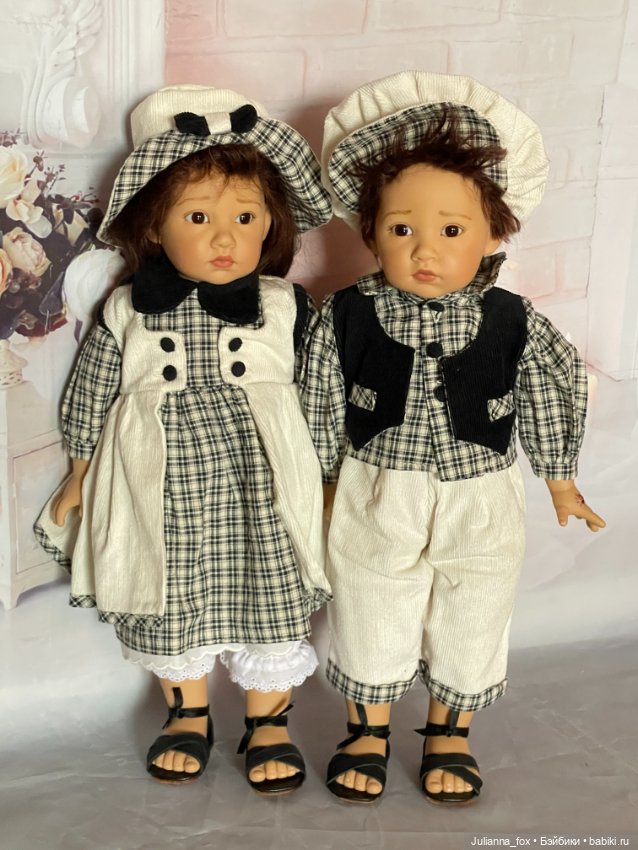 Редкая милая парочка малышей от Elisabeth Lindner для Gotz