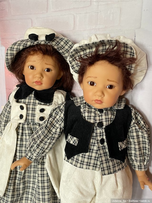 Редкая милая парочка малышей от Elisabeth Lindner для Gotz