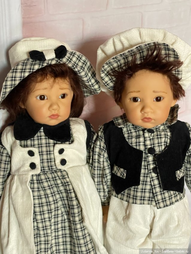 Редкая милая парочка малышей от Elisabeth Lindner для Gotz