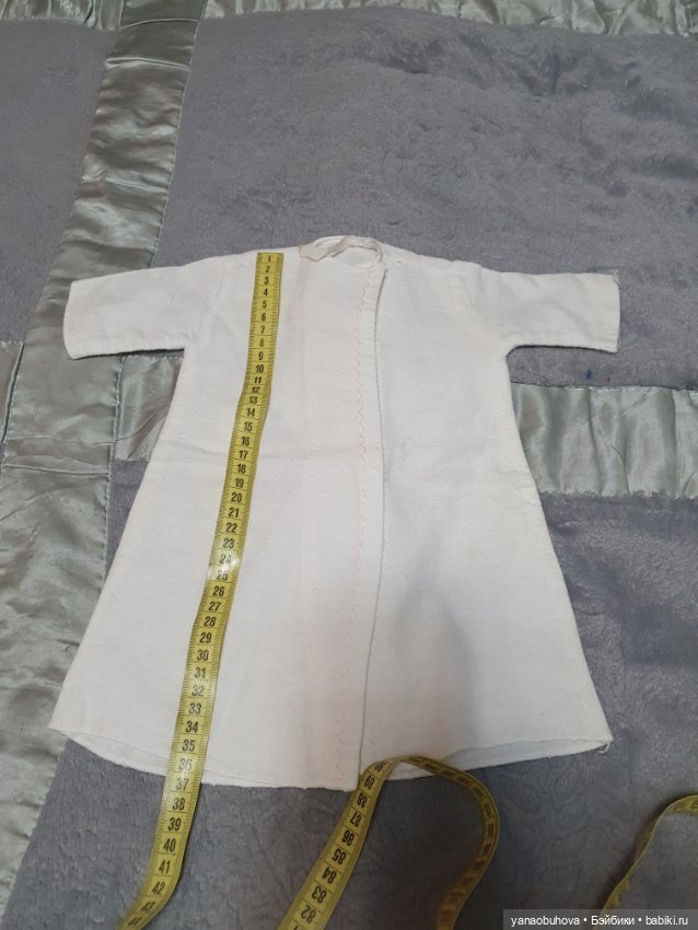 Старинная одежда для антикварных и винтажных кукол младенцев (фото 6)