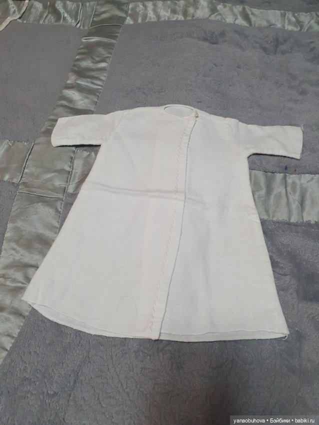 Старинная одежда для антикварных и винтажных кукол младенцев (фото 5)