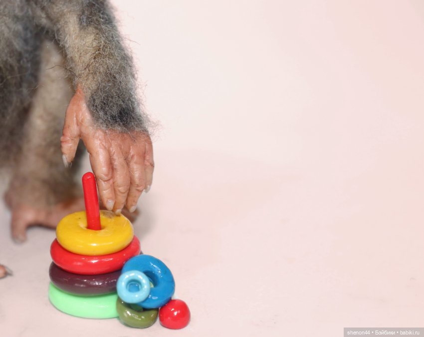 Малыш гамадрил — Авторские игрушки (фото 5)