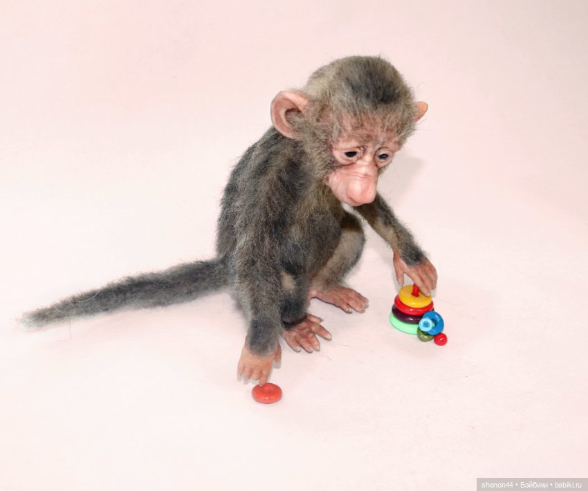 Малыш гамадрил — Авторские игрушки (фото 2)