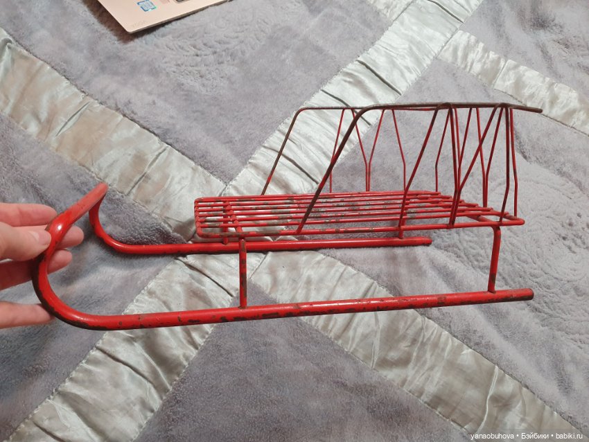 Санки кукольные СССР — Другое для антикварных кукол (фото 10)