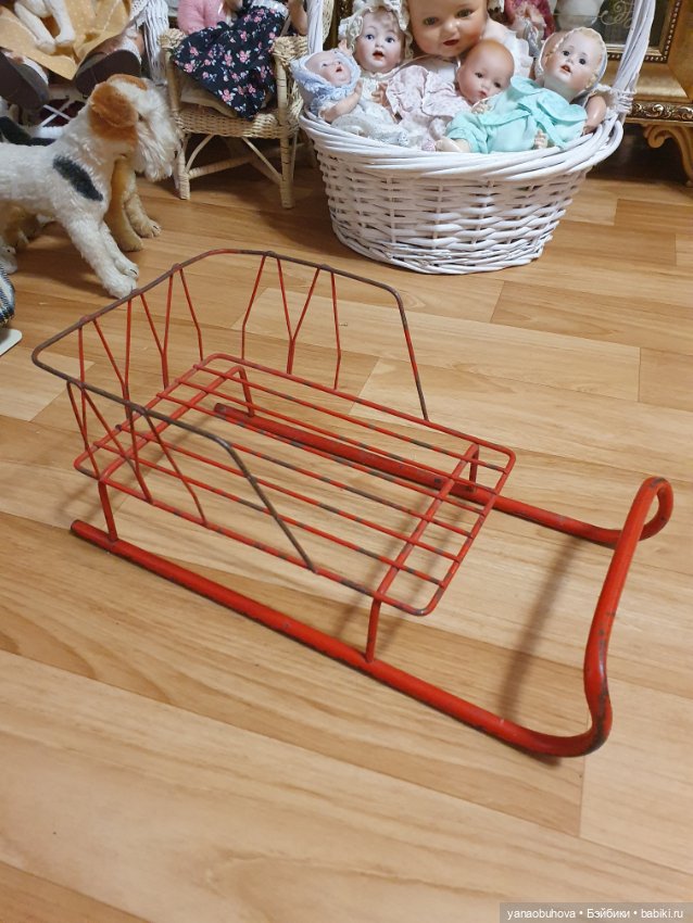Санки кукольные СССР — Другое для антикварных кукол (фото 3)