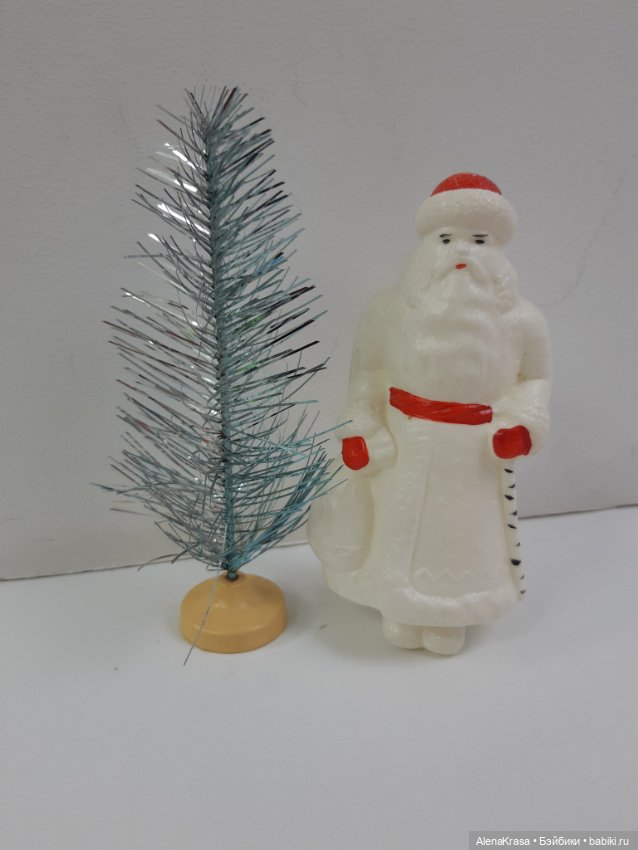 Дед Мороз и елочка СССР — Винтажные куклы и игрушки детства