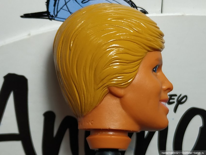 Голова кена 1989 год "My First Ken" (фото 3)
