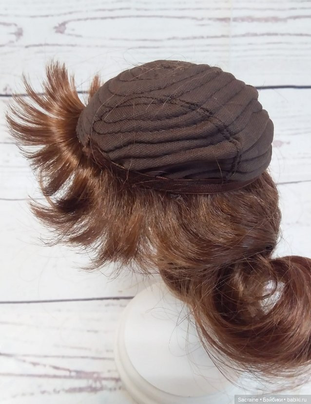 Парик на куклу 8-9 inch (20-22 см) (фото 5)