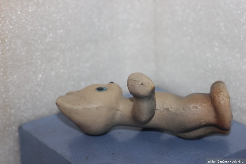 Игрушка резиновая СССР * Кот, котенок * Красный треугольник * (фото 4)