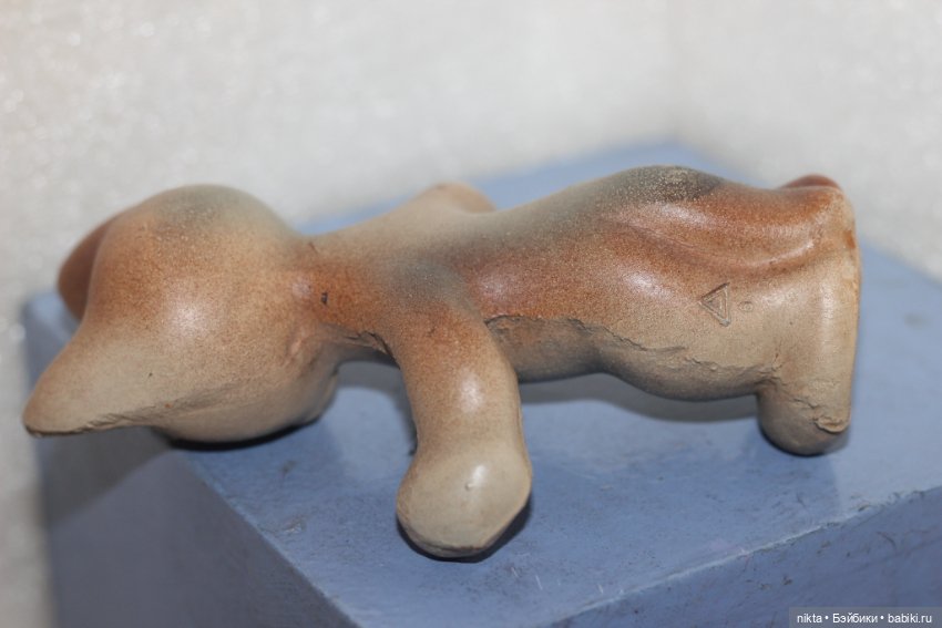 Игрушка резиновая СССР * Кот, котенок * Красный треугольник * (фото 8)