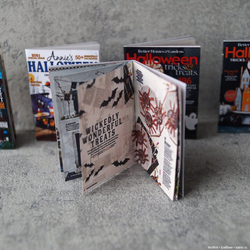 Набор журналов "Halloween" (на англ.) масштаб 1:6 (фото 3)
