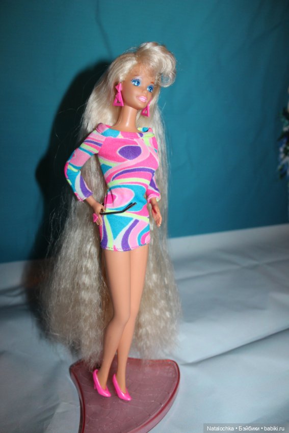 Легендарная кукла Барби 90-х: Barbie Totally hair 1991 (фото 6)