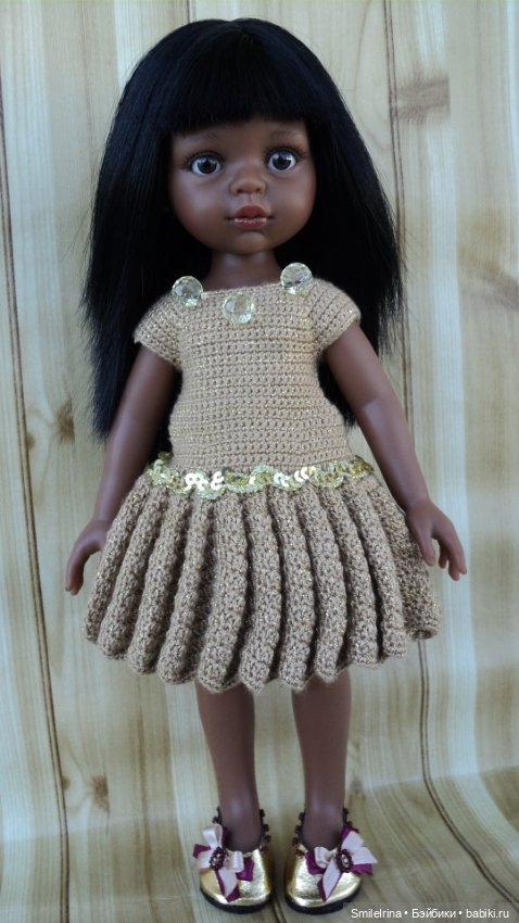 Лот в желто-золотистых тонах для кукол Паола Рейна (фото 2)