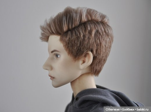 Парик с короткой стрижкой - мохер - искуственный мех (фото 5)