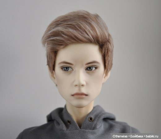 Парик с короткой стрижкой - мохер - искуственный мех