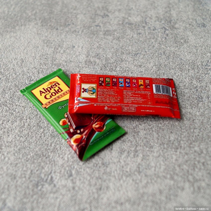 Миниатюрные шоколадки в масштабе 1:6 (фото 2)