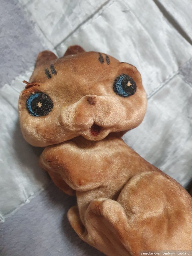 Белочка СССР, флок — Винтажные куклы и игрушки детства (фото 2)