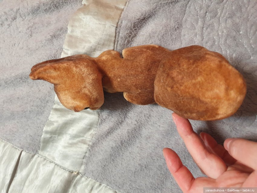 Белочка СССР, флок — Винтажные куклы и игрушки детства (фото 9)