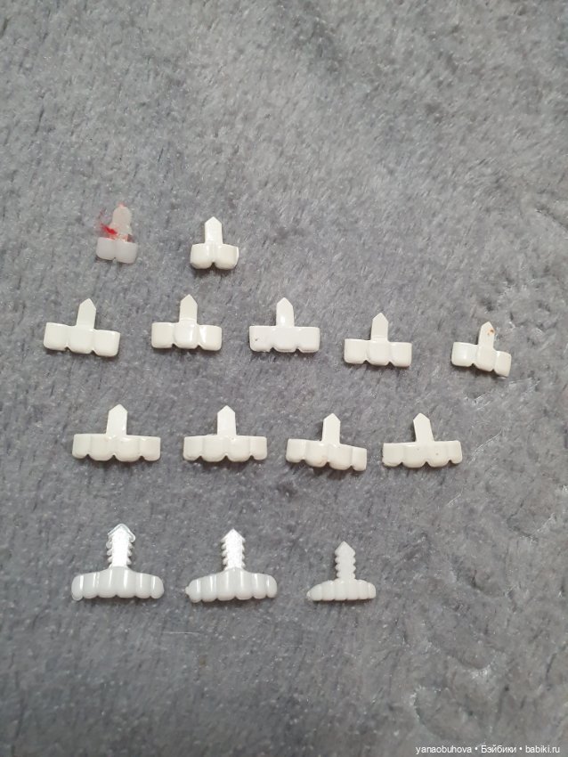 Зубки для кукол, пластик — Другое для антикварных кукол