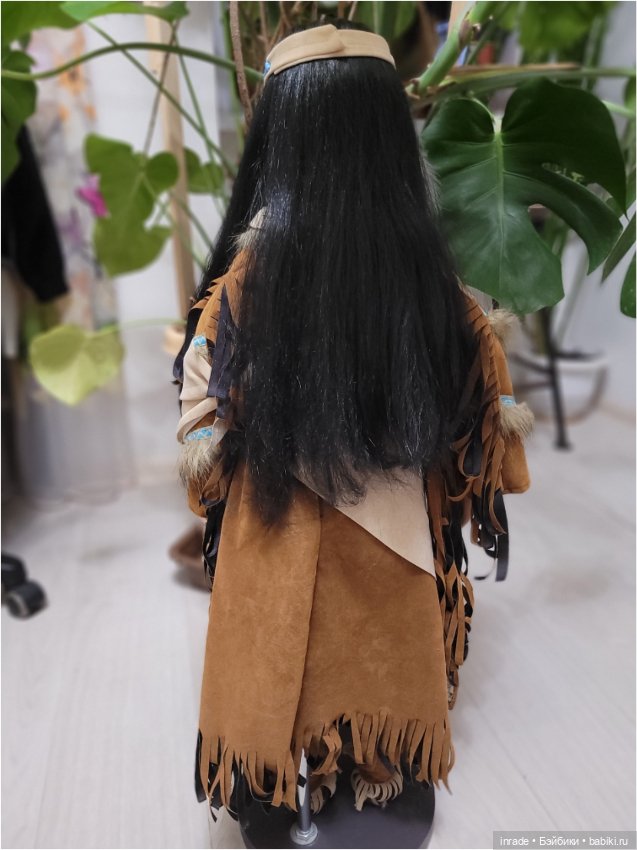 Очень красивая индианка с младенцем, 80см