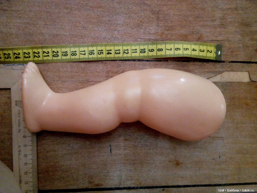 Нога целлулоидного пупса — Тела и головы для кукол