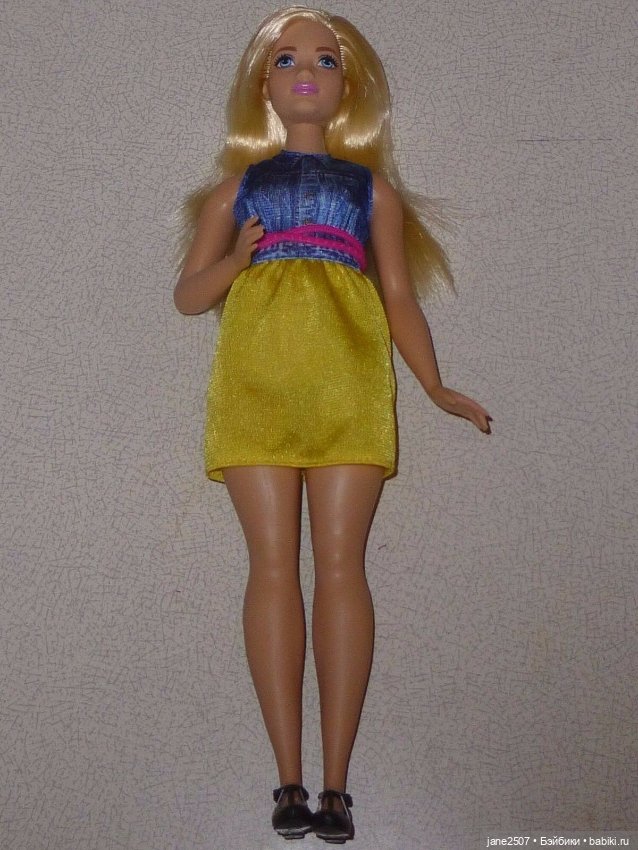Barbie Fashionistas Curvy 2016 Blonde Chambray Chic новая без коробки (фото 4)