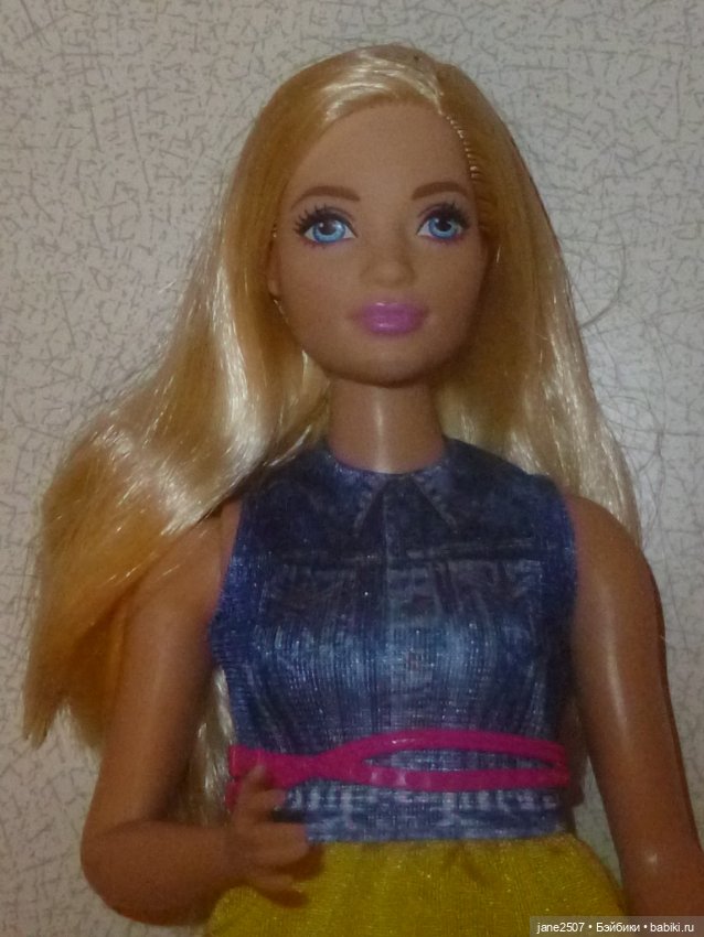 Barbie Fashionistas Curvy 2016 Blonde Chambray Chic новая без коробки (фото 2)