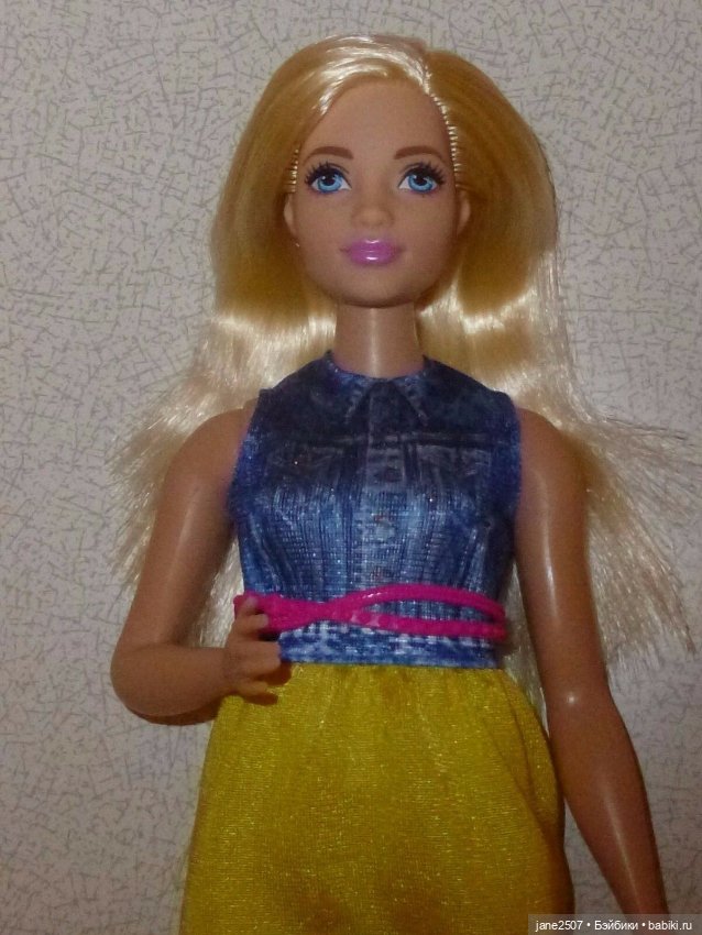 Barbie Fashionistas Curvy 2016 Blonde Chambray Chic новая без коробки (фото 5)